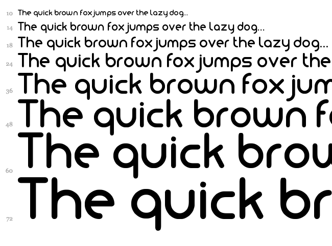 Simple Tfb font waterfall